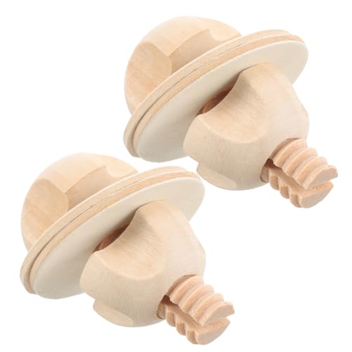 ROMISBABA 2 Stück Vogelkäfig Schraubenset Holzschrauben Vogelspielzeug Zubehör für Wellensittiche Nymphensittiche Papageien Käfig Befestigung Robust Langlebig ROMISBABA 2 Stück Vogelkäfig Schraubenset Holzschrauben Vogelspielzeug Zubehör für Wellensittiche Nymphensittiche Papageien Käfig Befestigung Robust Langlebig von ROMISBABA