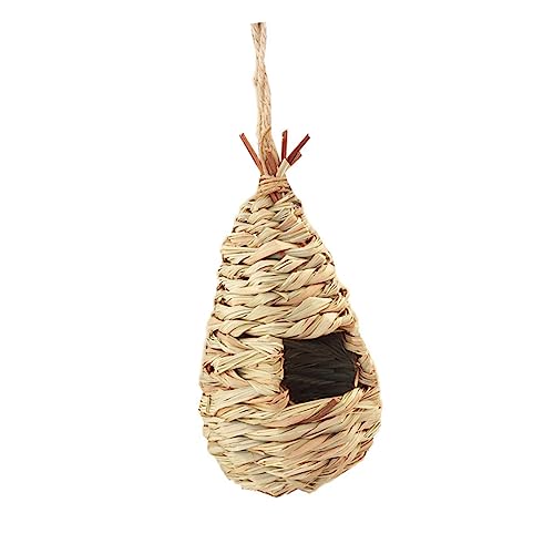 ROMISBABA 2 Stück Vogelnest hängend Zubehör Bausatz Produkt weben Gewebte Dekorativ groß Vogelspielplatz Strohnest für Vögel Hölzern ROMISBABA 2 Stück Vogelnest hängend Zubehör Bausatz Produkt weben Gewebte Dekorativ groß Vogelspielplatz Strohnest für Vögel Hölzern von ROMISBABA