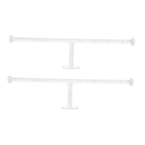 ROMISBABA 2 Stück Wandmontierter Stirnbandhalter Teiliges mit Selbstklebendem Bohrlosem Design Stabiler Aufbewahrungsständer für Haarreifen Haargummis und Haar Accessoires Geeignet für Bad von ROMISBABA