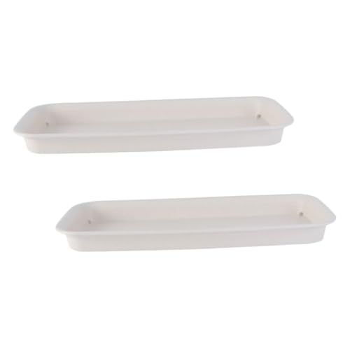 ROMISBABA 2stücke Rechteckige Untersetzer Für Blumentöpfe Aus Kunststoff Tropfschalen Für Pflanzgefäße Auffangen Von Wasser Und Erde Für Garten Und Zuhause ROMISBABA 2stücke Rechteckige Untersetzer Für Blumentöpfe Aus Kunststoff Tropfschalen Für Pflanzgefäße Auffangen Von Wasser Und Erde Für Garten Und Zuhause von ROMISBABA