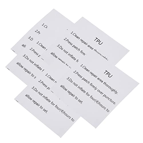 ROMISBABA 20 Blatt Reparaturflicken Selbstklebend Luftmatratze Reparaturset für Aufblasbare Pools Schwimmringe und Luftbetten Wasserfestes Gummipatch für Schnelle Abdichtung von Löchern von ROMISBABA