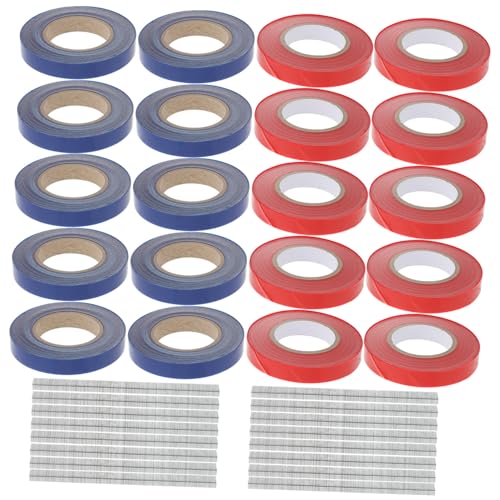 ROMISBABA 20 Rollen Teiliges Gartenpflanzen Bindeband mit Roten und Blauen PVC Bändern Wiederverwendbar Inklusive Heftklammern Dehnbar und Vielseitig für Kletterpflanzen Äste und Blumen im ROMISBABA 20 Rollen Teiliges Gartenpflanzen Bindeband mit Roten und Blauen PVC Bändern Wiederverwendbar Inklusive Heftklammern Dehnbar und Vielseitig für Kletterpflanzen Äste und Blumen im von ROMISBABA