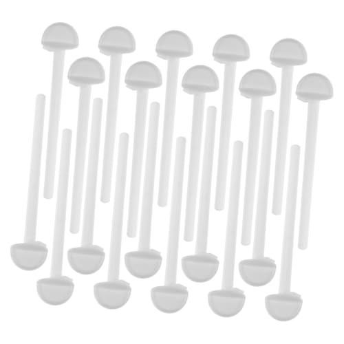ROMISBABA 20 Stück Birdcage Station Pole Papageienstock Vogelstangenständer für Käfig Papagei Vogel kauert Stehender Stock eines Papageis Pfotenschleifstab Plastik Weiß ROMISBABA 20 Stück Birdcage Station Pole Papageienstock Vogelstangenständer für Käfig Papagei Vogel kauert Stehender Stock eines Papageis Pfotenschleifstab Plastik Weiß von ROMISBABA