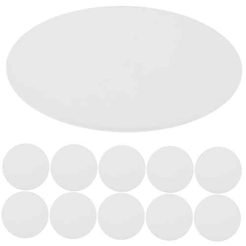 ROMISBABA 20 Stück LED Downlight Diffusionsplatten aus Hitzebeständigem PC Weiße Lichtstreuscheiben für Deckenlampen Einfache Montage Einsetzbar für Wohnzimmer Schlafzimmer DIY von ROMISBABA