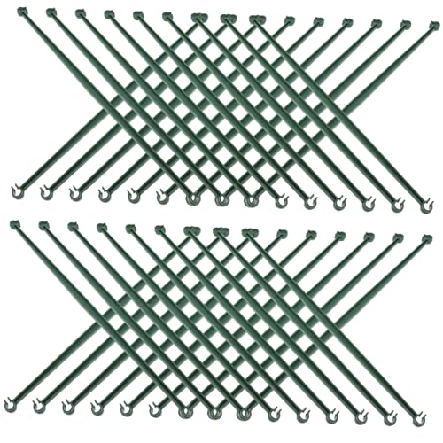ROMISBABA 20 Stück Pflanzengitter Verbindungsstücke Kunststoff Pflanzstäbe Halter Gartenhalterungen für Tomaten Gemüse Rankhilfe Flexibel Wiederverwendbar für Garten und Blumenstütze ROMISBABA 20 Stück Pflanzengitter Verbindungsstücke Kunststoff Pflanzstäbe Halter Gartenhalterungen für Tomaten Gemüse Rankhilfe Flexibel Wiederverwendbar für Garten und Blumenstütze von ROMISBABA