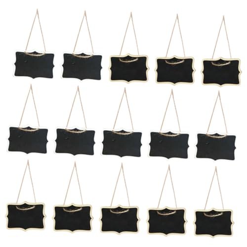 ROMISBABA 20 Stück Teiliges Mini Holz Kreidetafel Doppelseitig Beschreibbar mit Lanyard Kleine Hängende Kreidetafeln für Restaurant Hochzeit Geschäft Tischdeko und Menübeschriftung ROMISBABA 20 Stück Teiliges Mini Holz Kreidetafel Doppelseitig Beschreibbar mit Lanyard Kleine Hängende Kreidetafeln für Restaurant Hochzeit Geschäft Tischdeko und Menübeschriftung von ROMISBABA
