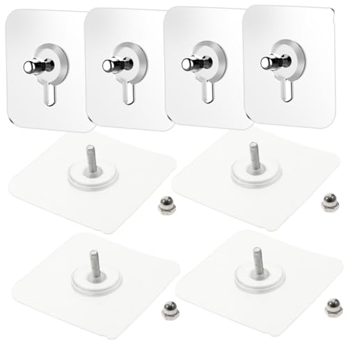 ROMISBABA 20 Stück Teiliges Selbstklebendes Schraubnagel Bohren Wandfreundliche Starke Haftung Vielseitig Nutzbar als Klebehaken für Kleidung Schlüssel Badhandtücher und Dekoration ROMISBABA 20 Stück Teiliges Selbstklebendes Schraubnagel Bohren Wandfreundliche Starke Haftung Vielseitig Nutzbar als Klebehaken für Kleidung Schlüssel Badhandtücher und Dekoration von ROMISBABA