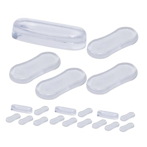 ROMISBABA 20 Stück Toilettensitz Pads Transparente Weiche Silikon Polster mit Starkem Kleber Rutschfest Geräuschdämpfend für Sanftes Schließen Passend Schutz vor Stößen ROMISBABA 20 Stück Toilettensitz Pads Transparente Weiche Silikon Polster mit Starkem Kleber Rutschfest Geräuschdämpfend für Sanftes Schließen Passend Schutz vor Stößen von ROMISBABA
