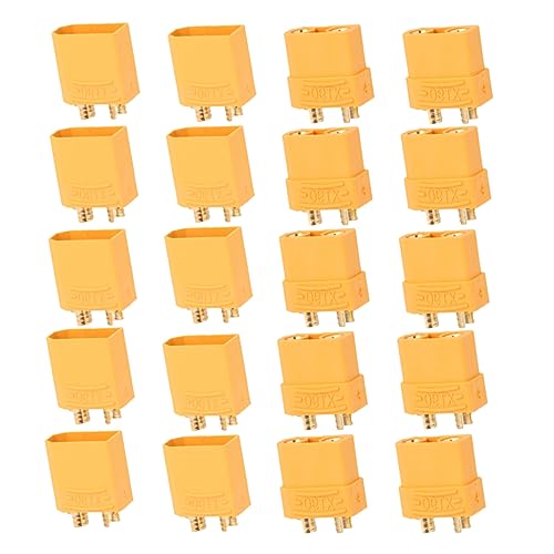 ROMISBABA 20Stücke Stecker T Plug für Rc Modelle Männlich Weiblich Hohe Stromausdauer Geeignet für Lipo Batterien Orange für Ferngesteuerte Flugzeuge und Autos ROMISBABA 20Stücke Stecker T Plug für Rc Modelle Männlich Weiblich Hohe Stromausdauer Geeignet für Lipo Batterien Orange für Ferngesteuerte Flugzeuge und Autos von ROMISBABA