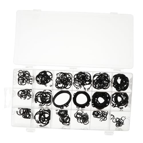 ROMISBABA 225 Stück Teiliges Sicherungsring Sortiment Set Clip und Snap Ring Sortiment mit Langlebige Sprengring Ringe für Innen und Außenanwendungen für Heimwerker Glatte Oberfläche ROMISBABA 225 Stück Teiliges Sicherungsring Sortiment Set Clip und Snap Ring Sortiment mit Langlebige Sprengring Ringe für Innen und Außenanwendungen für Heimwerker Glatte Oberfläche von ROMISBABA