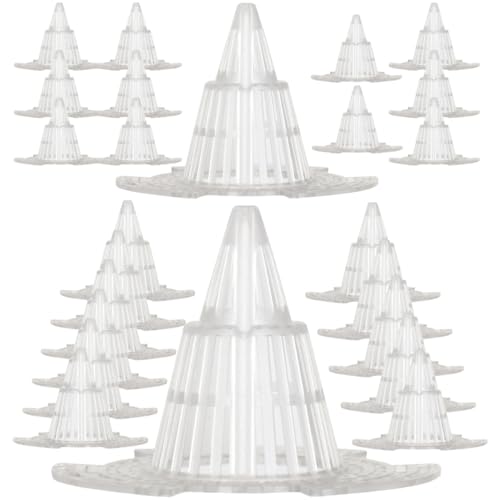ROMISBABA 24stücke Lochgitter Für Blumentöpfe Cone Flowerpot Mesh Pads Für Drainage Und Luftzirkulation Geeignet Für Bonsai Und Gartenpflanzen Große Und Kleine von ROMISBABA