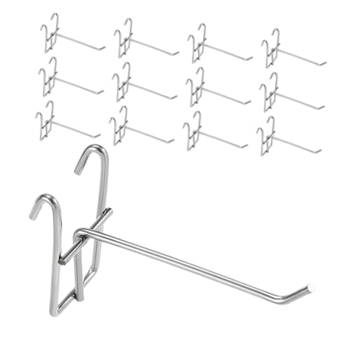 ROMISBABA 25 Stück Teiliges Metall Grid Wandhaken Rostfreie Schwerlast aufhängehaken für Supermarkt Rasterpaneele Vielseitige Metallregalhaken zur Professionellen Produktpräsentation und ROMISBABA 25 Stück Teiliges Metall Grid Wandhaken Rostfreie Schwerlast aufhängehaken für Supermarkt Rasterpaneele Vielseitige Metallregalhaken zur Professionellen Produktpräsentation und von ROMISBABA
