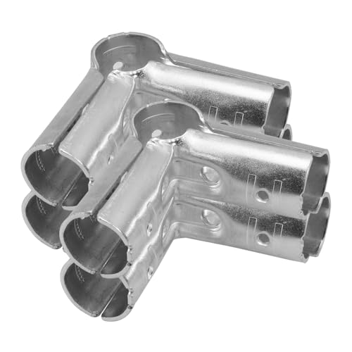ROMISBABA 25 mm Rohrverbinder 4 Stück Maschendrahtzaun-Teile Edelstahl-Klemmen 90 Grad robuste stabile Konstruktion ROMISBABA 25 mm Rohrverbinder 4 Stück Maschendrahtzaun-Teile Edelstahl-Klemmen 90 Grad robuste stabile Konstruktion von ROMISBABA