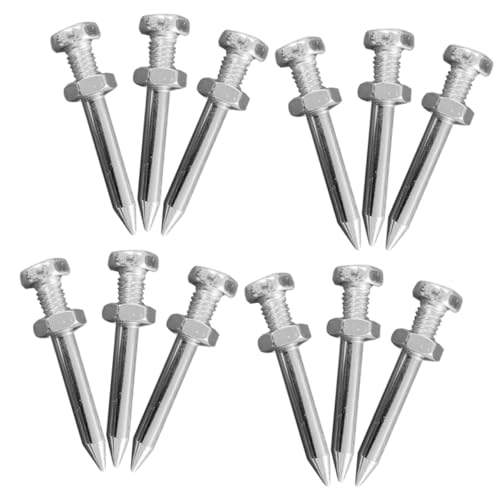 ROMISBABA 26 Stück Teiliges Metall Rasenbelüfter Spike Robuste Aerator Nägel für Gartenrasenpflege Langlebige Belüftungsschuh Zubehörteile Geeignet für Jahreszeiten und Bodenarten von ROMISBABA