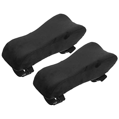 ROMISBABA 2Stücke Armlehnenpolster für Bürostühle Ergonomische Kissen zur Armstütze Memory Foam für Optimalen Komfort Bürozubehör für Gaming und Bürostühle von ROMISBABA