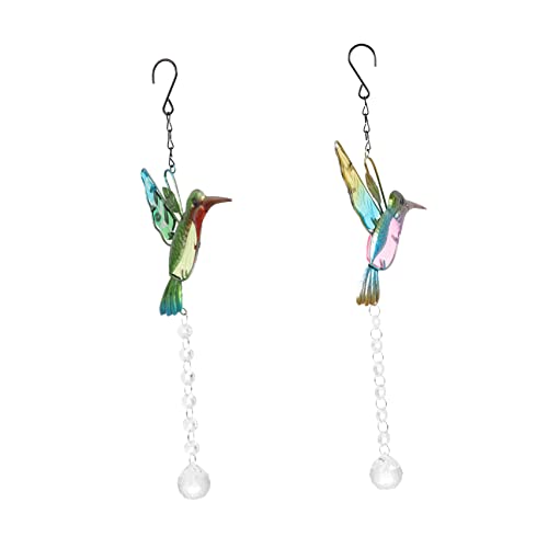 ROMISBABA 2Stücke Kristall Sonnencatcher Hängendekoration und Hummingbird Ornament für Garten Fenster und Besondere Anlässe ROMISBABA 2Stücke Kristall Sonnencatcher Hängendekoration und Hummingbird Ornament für Garten Fenster und Besondere Anlässe von ROMISBABA