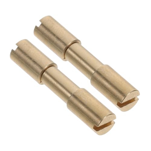 ROMISBABA 2pcs Nieten Für Messergriffe Küchenmesser Griff Ersatz Messingmesser Schrauben Messer Griff Lock Mechanismus Messer Griff Fixierung Kit ROMISBABA 2pcs Nieten Für Messergriffe Küchenmesser Griff Ersatz Messingmesser Schrauben Messer Griff Lock Mechanismus Messer Griff Fixierung Kit von ROMISBABA