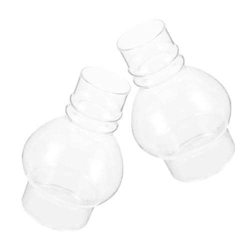 ROMISBABA 2stücke Lampenschutz Aus Glas Für Petroleumlampen Ersatzschirm Mit Höhe Kompatibel Mit Durchmessern Und Glaskamin Für Sturmlaternen von ROMISBABA