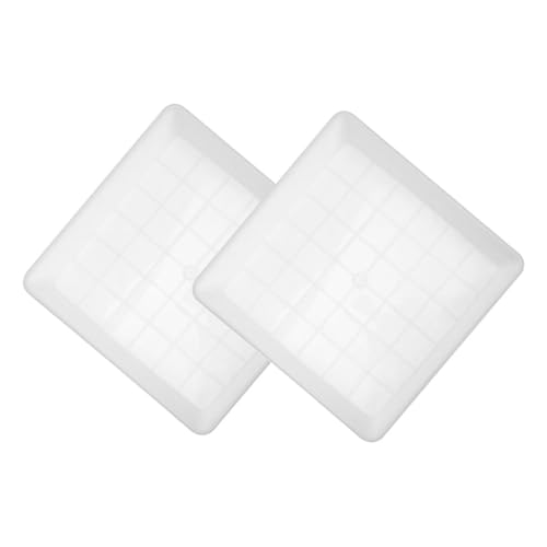 ROMISBABA 2stücke Pflanzenuntersetzer Tropfschalen Untersetzer Aus Kunststoff Wasserschalen Für Blumentöpfe Untersetzer Für Sukkulenten Innen Und Außen Geeignet von ROMISBABA