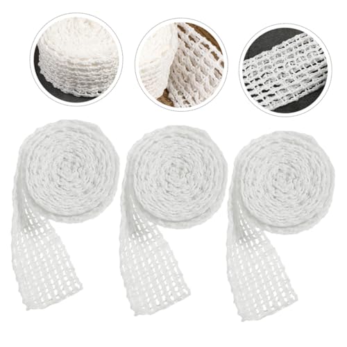 ROMISBABA 3 Rollen Fleischnetzrolle Elastisches Rindfleischnetz zum Braten Räuchern und Kochen von Fleisch und Geflügel Hitzebeständig Reißfest Vielseitig für Küche und Grill ROMISBABA 3 Rollen Fleischnetzrolle Elastisches Rindfleischnetz zum Braten Räuchern und Kochen von Fleisch und Geflügel Hitzebeständig Reißfest Vielseitig für Küche und Grill von ROMISBABA
