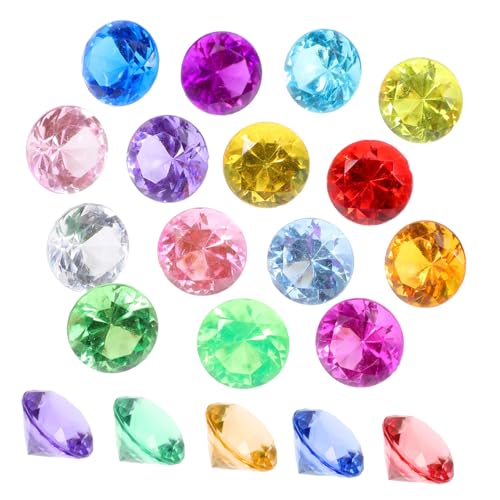 ROMISBABA 3 Sätze Bunte Kunststoff Diamanten Simulation Schmucksteine Dekoration Vase Tischstreu Hochzeit Party DIY Kunsthandwerk 100 Stück * 3 ROMISBABA 3 Sätze Bunte Kunststoff Diamanten Simulation Schmucksteine Dekoration Vase Tischstreu Hochzeit Party DIY Kunsthandwerk 100 Stück * 3 von ROMISBABA