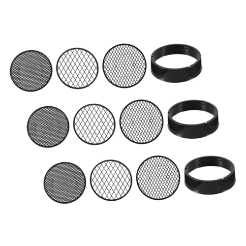 ROMISBABA 3 Sätze Handliches Gartensieb Set mit Austauschbaren Kunststoff Filtern für Effiziente Bodensiebung Kompost Sandfiltration für Garten und Bonsai Pflege von ROMISBABA