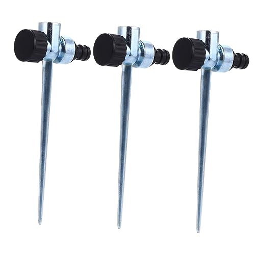 ROMISBABA 3 Stck. Sprinkler Erdspieß Teiliges aus Legiertem Innengewinde für Einfache Installation Robuster Gartensprenger Sockel zur Stabilen Bodenbefestigung für Bewässerung im Garten und ROMISBABA 3 Stck. Sprinkler Erdspieß Teiliges aus Legiertem Innengewinde für Einfache Installation Robuster Gartensprenger Sockel zur Stabilen Bodenbefestigung für Bewässerung im Garten und von ROMISBABA