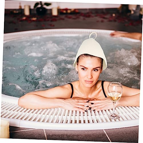 ROMISBABA 3 Stück Dicke Faltbare Saunahut Pack Wiederverwendbare Filzsaunamütze für Damen Angenehmer Thermoschutz im Bad und Dampfbad Passend für Langes und Lockiges Haar ROMISBABA 3 Stück Dicke Faltbare Saunahut Pack Wiederverwendbare Filzsaunamütze für Damen Angenehmer Thermoschutz im Bad und Dampfbad Passend für Langes und Lockiges Haar von ROMISBABA