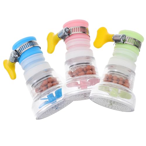 ROMISBABA 3 Stück Drehbare Wasserhahnfilter Küchenwasseraufbereitung Spritz Sprühkopf mit Integriertem Feinsieb Universalfilter für Spüle Bad Waschbecken Wassersparfunktion Langlebig und ROMISBABA 3 Stück Drehbare Wasserhahnfilter Küchenwasseraufbereitung Spritz Sprühkopf mit Integriertem Feinsieb Universalfilter für Spüle Bad Waschbecken Wassersparfunktion Langlebig und von ROMISBABA