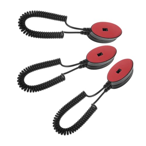 ROMISBABA 3 Stück Fernbedienungshalter mit Selbstklebendem Verlust Haken Schwarzes Design Installieren Robust und Platzsparend für Tv und Gaming Controller von ROMISBABA