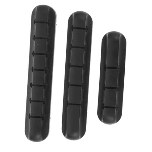 ROMISBABA 3 Stück Kabelclip Organizer mit Starkem Klebeverschluss Verstellbar für USB Strom Datenkabel Multifunktional für Schreibtisch Auto und Büro Praktisches Kabelmanagement von ROMISBABA