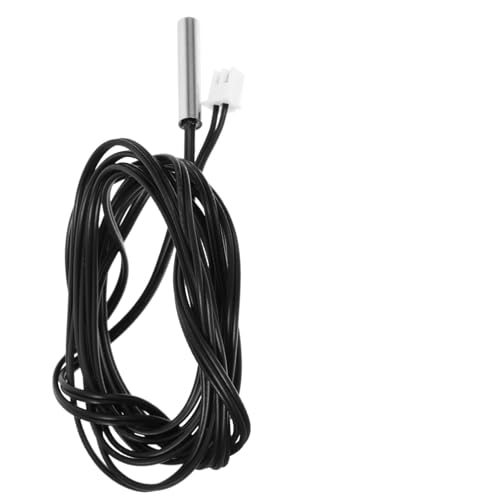 ROMISBABA 3 Stück Ntc Thermistor Temperaturfühler Teiliges Kabel Hitzebeständig bis Langlebiger Temperatursensor Ersatzsonde für Temperaturmessung und Steuerung von ROMISBABA