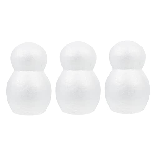 ROMISBABA 3 Stück Schneemann aus Schaum winterdeko schneemänner weiße Schaumkugeln Formen in Schneemannform pädagogisches Schneemannmodelle selber bemalen ROMISBABA 3 Stück Schneemann aus Schaum winterdeko schneemänner weiße Schaumkugeln Formen in Schneemannform pädagogisches Schneemannmodelle selber bemalen von ROMISBABA