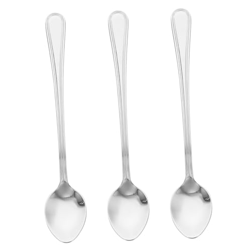 ROMISBABA 3 Stück Teiliges Edelstahl Rührlöffel Langstielig Polierte Kaffee Haushaltslöffel Kratzfeste Mixlöffel für Kaffee Eiscreme und Getränke Glatte Oberfläche Sicher und Praktisch ROMISBABA 3 Stück Teiliges Edelstahl Rührlöffel Langstielig Polierte Kaffee Haushaltslöffel Kratzfeste Mixlöffel für Kaffee Eiscreme und Getränke Glatte Oberfläche Sicher und Praktisch von ROMISBABA