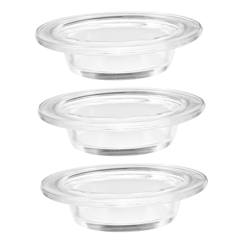 ROMISBABA 3 Stück Teiliges Ersatz wachsschalen aus Glas für Duftlampe Kleine Auslaufsichere Wachsschmelz einsätze Kompatibel mit Gängigen Aromatherapie wärmern Wiederverwendbar Rundes ROMISBABA 3 Stück Teiliges Ersatz wachsschalen aus Glas für Duftlampe Kleine Auslaufsichere Wachsschmelz einsätze Kompatibel mit Gängigen Aromatherapie wärmern Wiederverwendbar Rundes von ROMISBABA