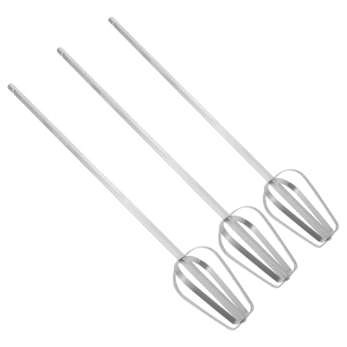 ROMISBABA 3 Stück Teiliges Handmixer Rührbesen Ersatzaufsätze für Elektrischen Handmixer Küchenmixer Zubehör Robust Vielseitig für Teig und Aufstriche von ROMISBABA