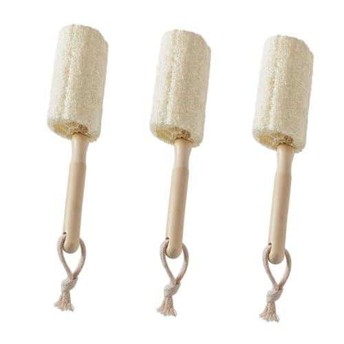 ROMISBABA 3 Stück Teiliges Holzgriff Luffa Cup Brush aus Lebensmittelechtem Material Kratzfreie Reinigung für Tassen Flaschen und Babyflaschen Praktischer Aufhänge Design für Einfache ROMISBABA 3 Stück Teiliges Holzgriff Luffa Cup Brush aus Lebensmittelechtem Material Kratzfreie Reinigung für Tassen Flaschen und Babyflaschen Praktischer Aufhänge Design für Einfache von ROMISBABA