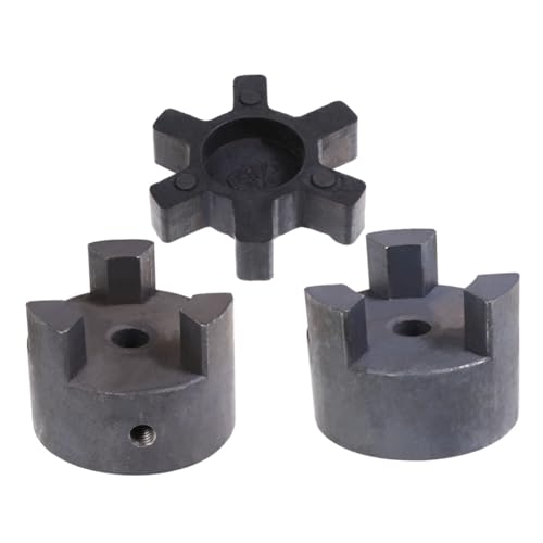 ROMISBABA 3 Stück Teiliges Kupplungsset mit Gummispinne Elastische Verbindung für Vibrationsdämpfung Ausgleich von Radial Axialfehlstellungen Geeignet für Servomotor und Encoder ROMISBABA 3 Stück Teiliges Kupplungsset mit Gummispinne Elastische Verbindung für Vibrationsdämpfung Ausgleich von Radial Axialfehlstellungen Geeignet für Servomotor und Encoder von ROMISBABA