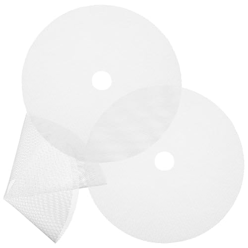 ROMISBABA 3 Stück Teiliges Runde Silikon Dörrmatten Wiederverwendbare Antihaftbeschichtete Dörrfolie für Obst Gemüsetrockner Hitzebeständige Dehydrator Pads Leicht zu Reinigen Geeignet für von ROMISBABA