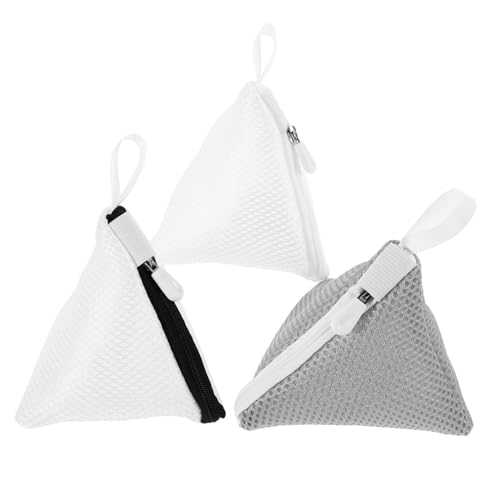 ROMISBABA 3 Stück Teiliges Wäschenetz mit Reißverschluss Mini Wäschebeutel aus Polyester Mesh für Waschmaschine Schützend vor Verformung und Ausbleichen Multifunktional für Feinwäsche Wie von ROMISBABA
