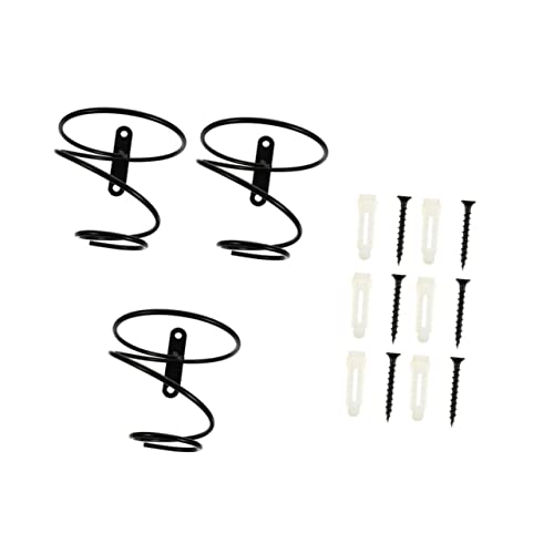 ROMISBABA 3 Stück Wand weinregal aus Robustem Eisen Kreativer Flaschenhalter für Stilvolle Weinpräsentation Platzsparend Stabil und Langlebig für Küche Esszimmer und Weinkeller von ROMISBABA