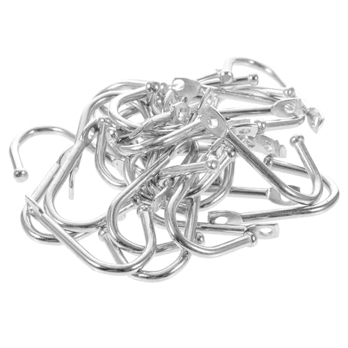 ROMISBABA 30 Stück Teiliges Mini Wandhaken aus Rustikale Garderobenhaken mit Glatten Kanten Platzsparend für Schlafzimmer Flur Küche und Bad Vielseitige Kleiderhaken zum Einhängen und von ROMISBABA