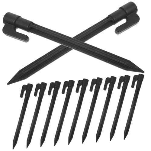 ROMISBABA 30 Stück Teiliges Outdoor Zeltheringe aus Robustem Scharfspitzig für Einfachen ERD Einsatz Wetterbeständig und Langlebig für Camping Strand Garten und Schnee Schwarz ROMISBABA 30 Stück Teiliges Outdoor Zeltheringe aus Robustem Scharfspitzig für Einfachen ERD Einsatz Wetterbeständig und Langlebig für Camping Strand Garten und Schnee Schwarz von ROMISBABA