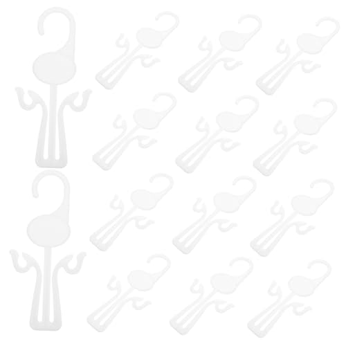 ROMISBABA 30 Stück Teiliges Schuhaufhänger Weiß Multifunktionale Schuhhalter mit Schnelltrocknendem Design Platzsparend und Leicht für Hausschuhe Schuhgeschäft und Reisegebrauch von ROMISBABA