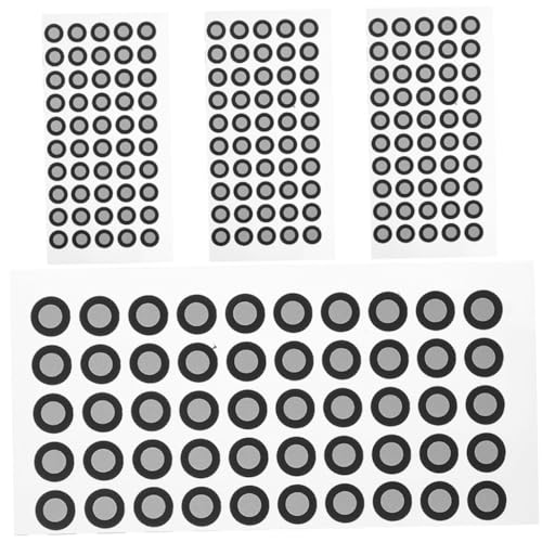 ROMISBABA 4 Blätter Reflektierende Marker für Scanner Hochreflektierende Referenzpunkte aus Leichtem Reißfestem Material Präzise Positionierung für Optisches Tracking und Glatte Oberflächen von ROMISBABA