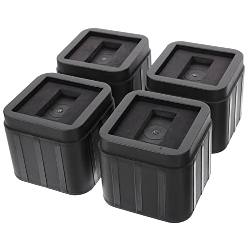 ROMISBABA 4 Sätze Möbel Füße Pads aus Robustem Material rutschfeste Möbelerhöhung für Sofa Bett Schrank und Waschmaschine Einfache Montage Universelle Möbel Riser für Stabilen Halt und von ROMISBABA