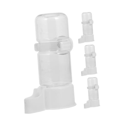 ROMISBABA 4 Stück Automatischer Vogelwasserspender aus Langlebigem Abs für Papageien und Wellensittiche Stilvoller Trinkspender für Vogelkäfige mit Praktischem Flaschendesign für von ROMISBABA