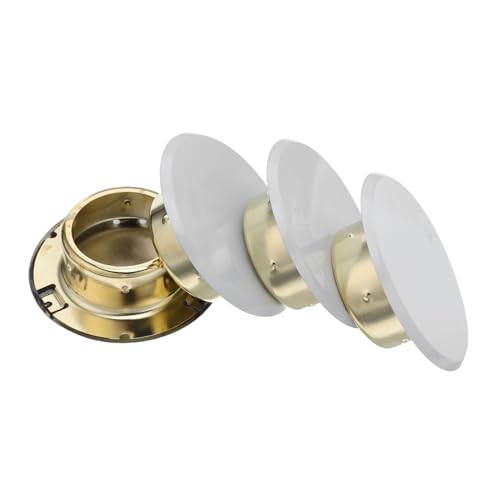 ROMISBABA 4 Stück Deckenmontage Sprinklerkopf Abdeckung Gewindeschutz Verdeckte feuerfeste Sprinkler Kopfabdeckung Weiß Metall für Wohn Büroeinsatz ROMISBABA 4 Stück Deckenmontage Sprinklerkopf Abdeckung Gewindeschutz Verdeckte feuerfeste Sprinkler Kopfabdeckung Weiß Metall für Wohn Büroeinsatz von ROMISBABA