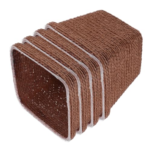 ROMISBABA 4 Stück Desktop Aufbewahrungskörbe Geflochtene Mini Körbe für Organisation Schreibtisch Makeup Pinselhalter Vielseitige Aufbewahrung Kleine Platzsparende Behälter für Büro ROMISBABA 4 Stück Desktop Aufbewahrungskörbe Geflochtene Mini Körbe für Organisation Schreibtisch Makeup Pinselhalter Vielseitige Aufbewahrung Kleine Platzsparende Behälter für Büro von ROMISBABA
