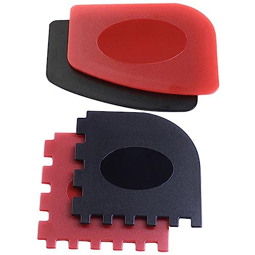 ROMISBABA 4 Stück Grillplatten Schaber Serrated Grill Reiniger für Gusseisen und Hochwertiges Küchengerät mit Rutschfestem Design für Müheloses Reinigen von Grillrosten und Pfannen ROMISBABA 4 Stück Grillplatten Schaber Serrated Grill Reiniger für Gusseisen und Hochwertiges Küchengerät mit Rutschfestem Design für Müheloses Reinigen von Grillrosten und Pfannen von ROMISBABA